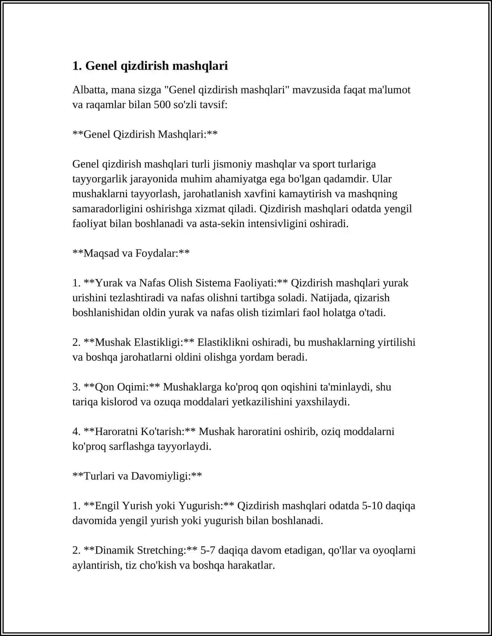 Genel Qizdirish Mashqlari 3