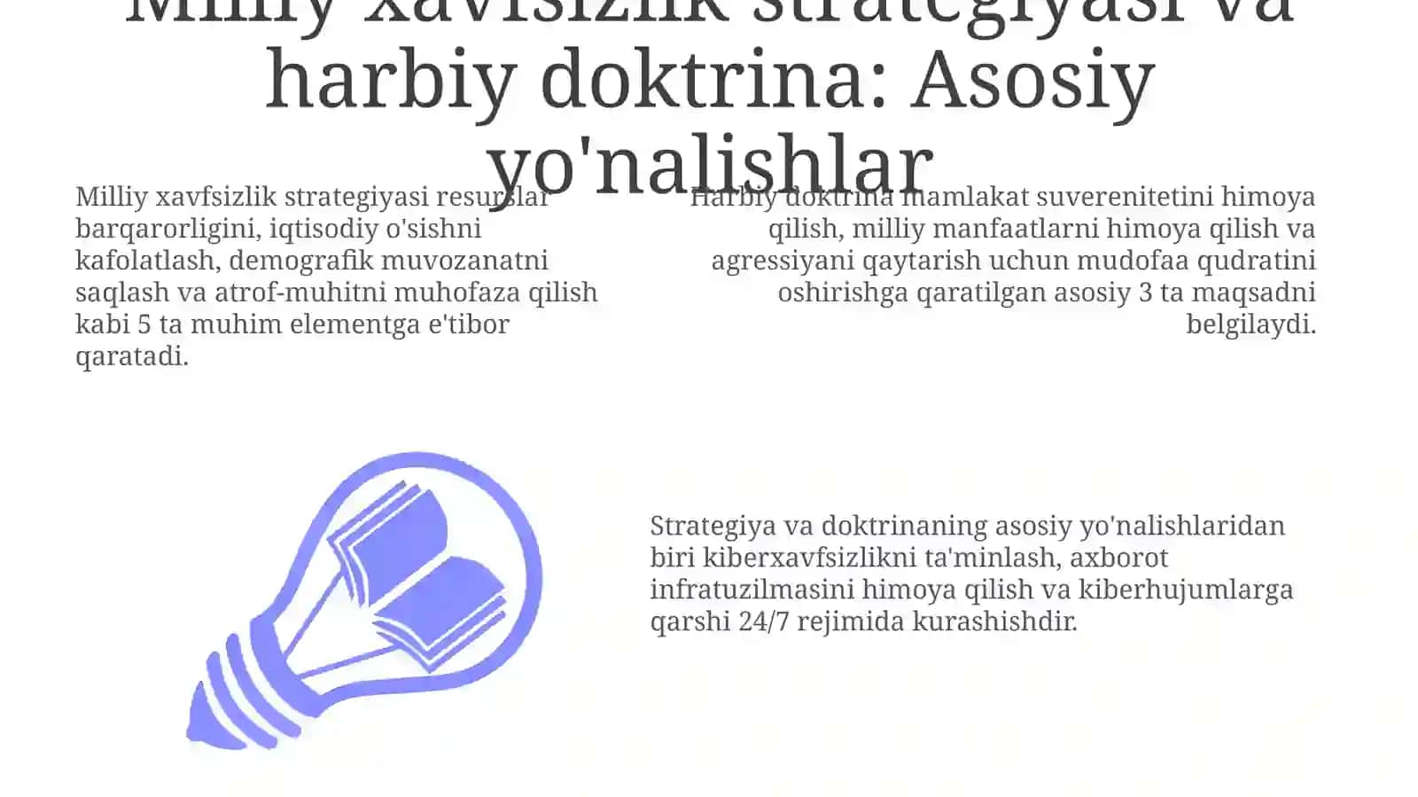 Mamlakatimiz xavfsizligi va mudofaa salohiyatini kuchaytirish 3