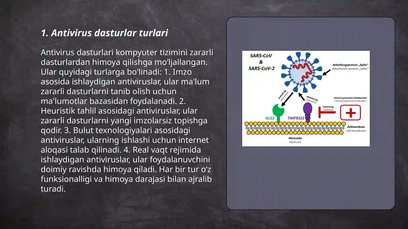 Viruslarga qarshi vositalar Azizova 3