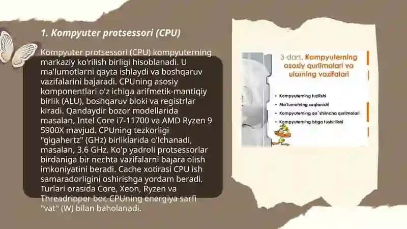 Kompyuter protsessori (CPU) 3