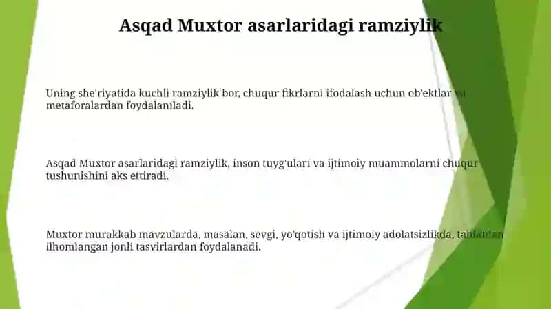 Asqad Muxtor she'riyatiga xos poetik obrazlarni o'rganish 3