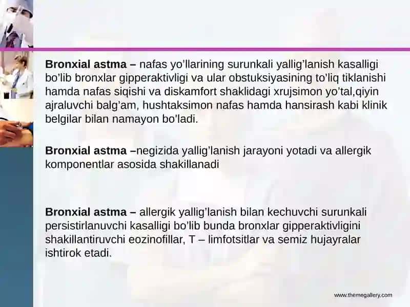 Bronxial astmani zamonaviy tashxislash usullari 3