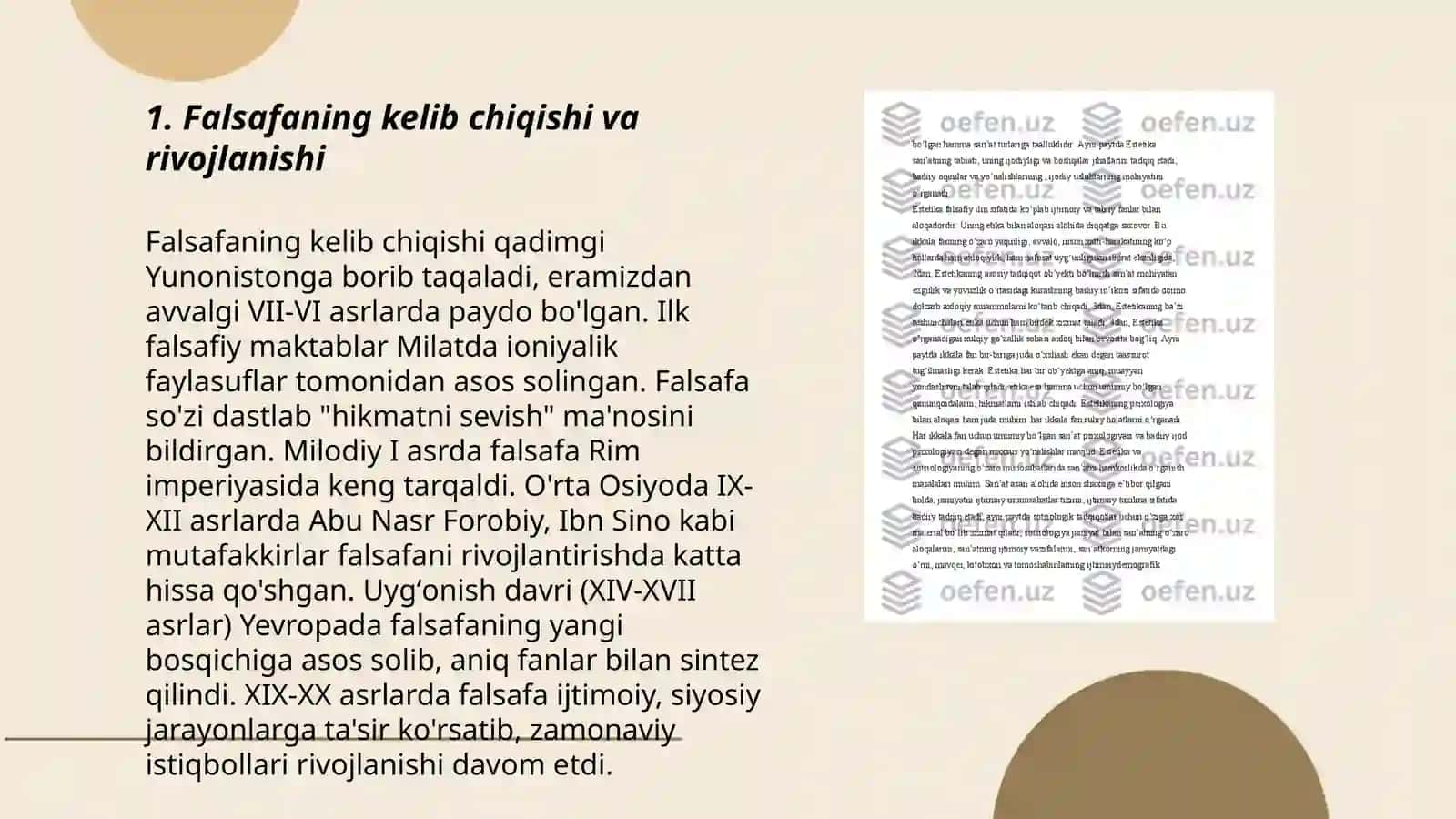 Falsafa va uning jamiyat hayotidagi òrni 3