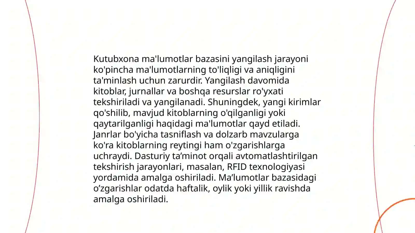 Kutubxona axborot faoliyatini rejalashtirish 3