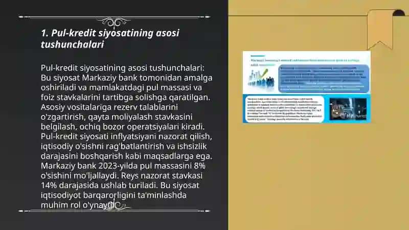 Iqtisodiyotni tartibga solishda davlatning pul-kredit siyosati vositalari 3