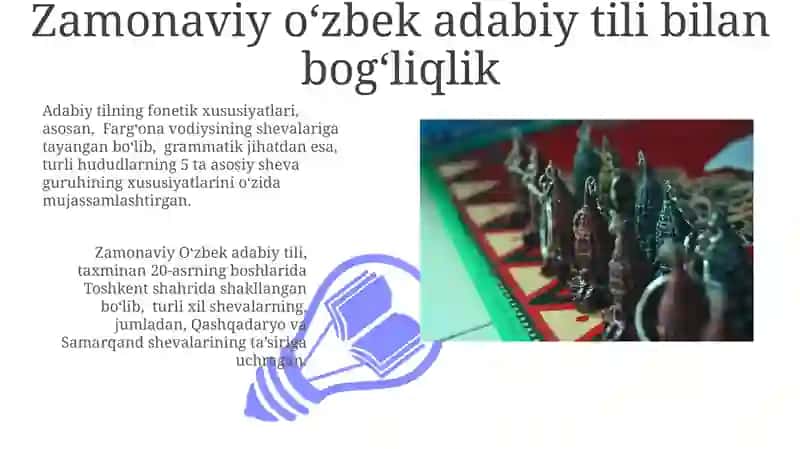 Zamonaviy Oʻzbek adabiy tili bilan bogʻliqlik 3