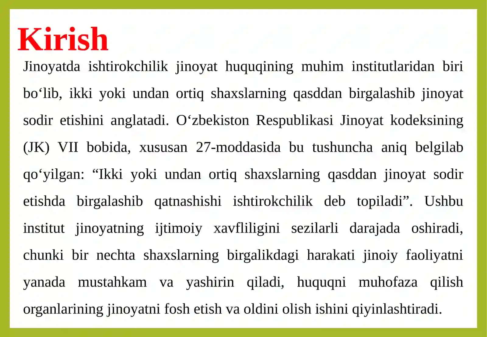 Jinoyatda ishtirokchilik 3