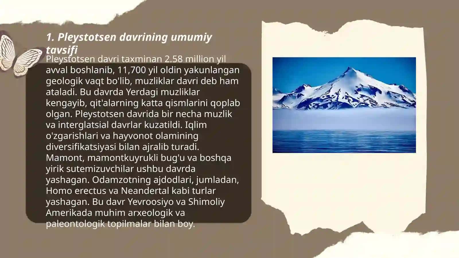 Pleystotsen davri iqlimi 3