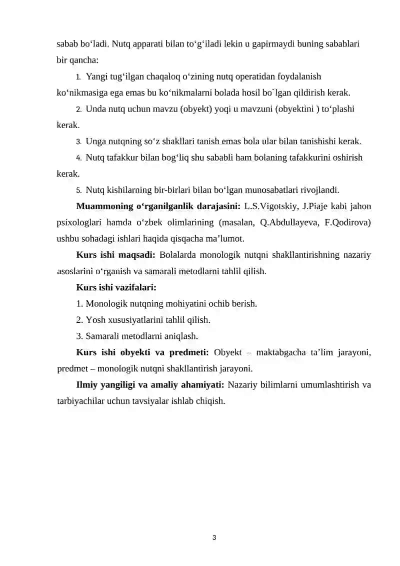 BOLALARDA MONOLOGIK NUTQNI SHAKLLANTIRISHNING NAZARIY ASOSLARI 3