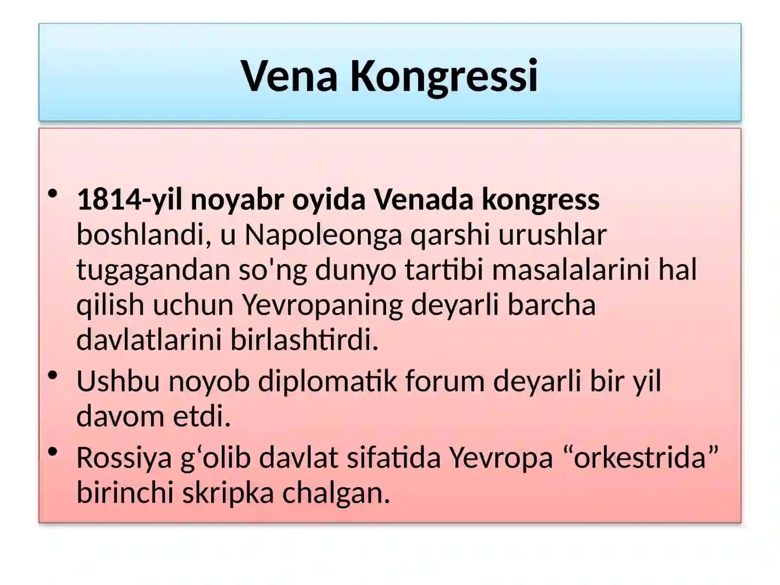 Vena Kongressi 3