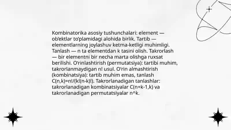 Kambinatorika asoslari 3