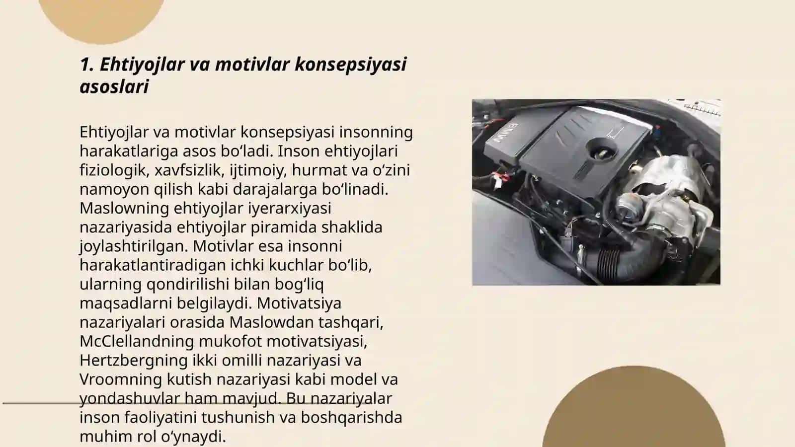 A.N. Leontevning konsepsiyasida ehtiyoj va motivlar 3