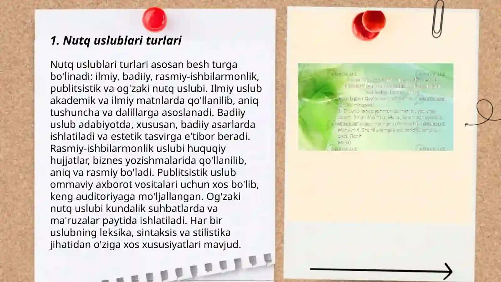Nutq uslublari, badiiy uslub, badiiy tasvir vositalari 3