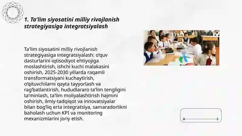 TA’LIM-O‘ZBEKISTON RESPUBLIKASI RIVOJLANISHINING USTUVOR YO‘NALISHI SIFATIDA 3