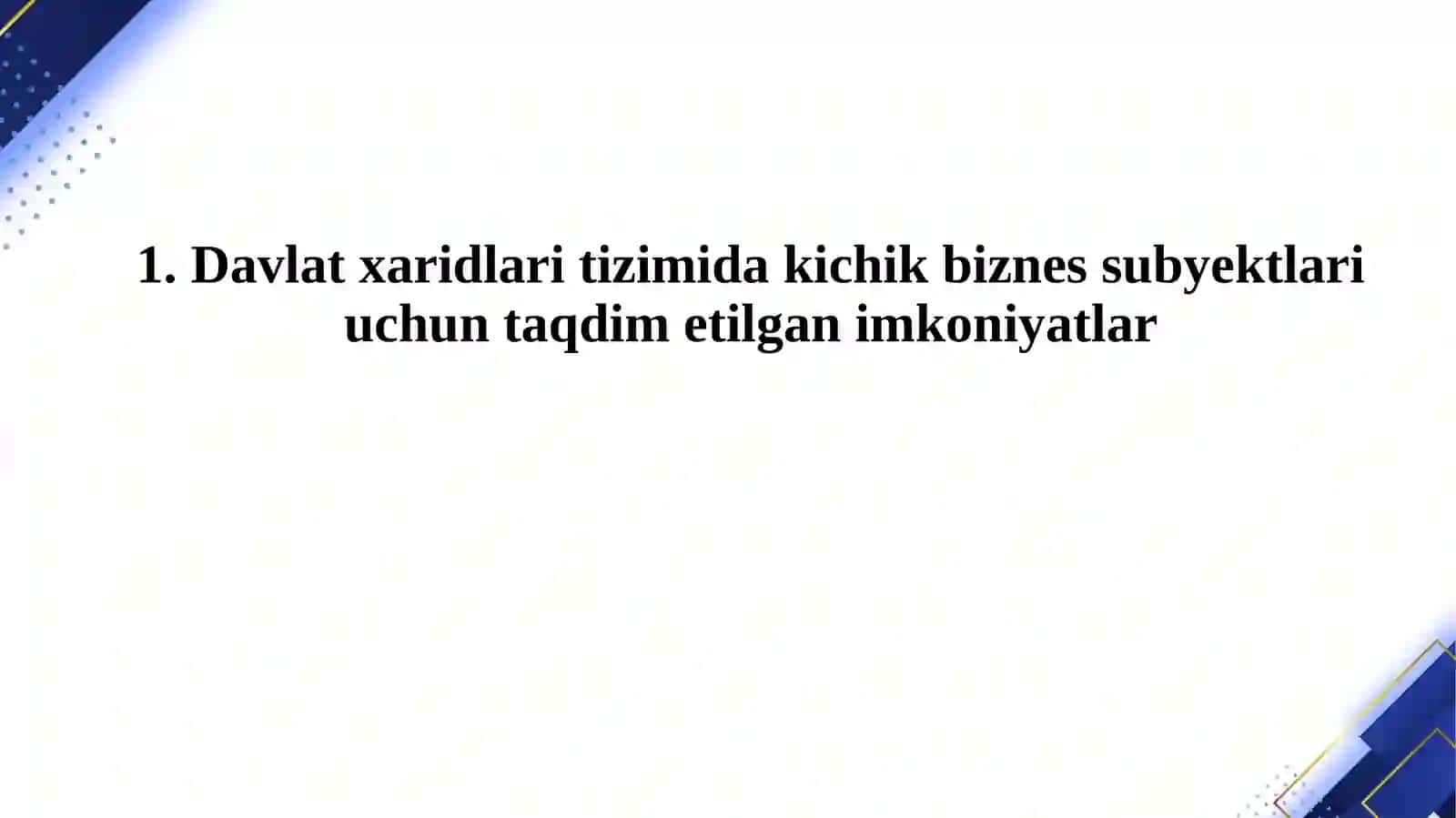 Davlat xaridlari tizimi 3