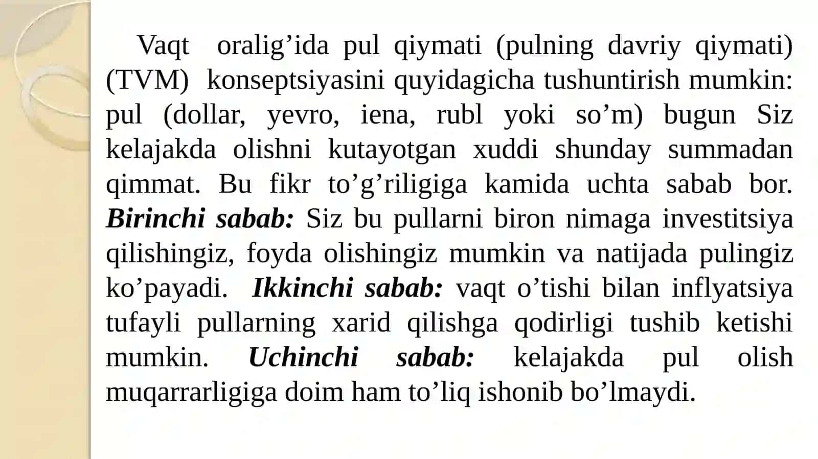 Murakkab foizlar va ularni hisoblash 3