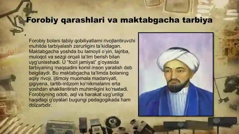 Tarbiya togrisidagi sharq mutaffakirlarining qarashlari 3