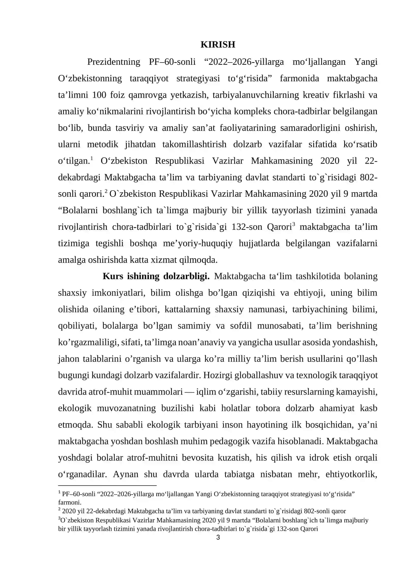 Ekologik tarbiyani maktabgacha yoshdan boshlashning zarurati va ilmiy asoslari 3