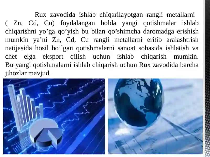 Cadmium Bronze, Cu-Cd-Zn ishlab chiqarish 3