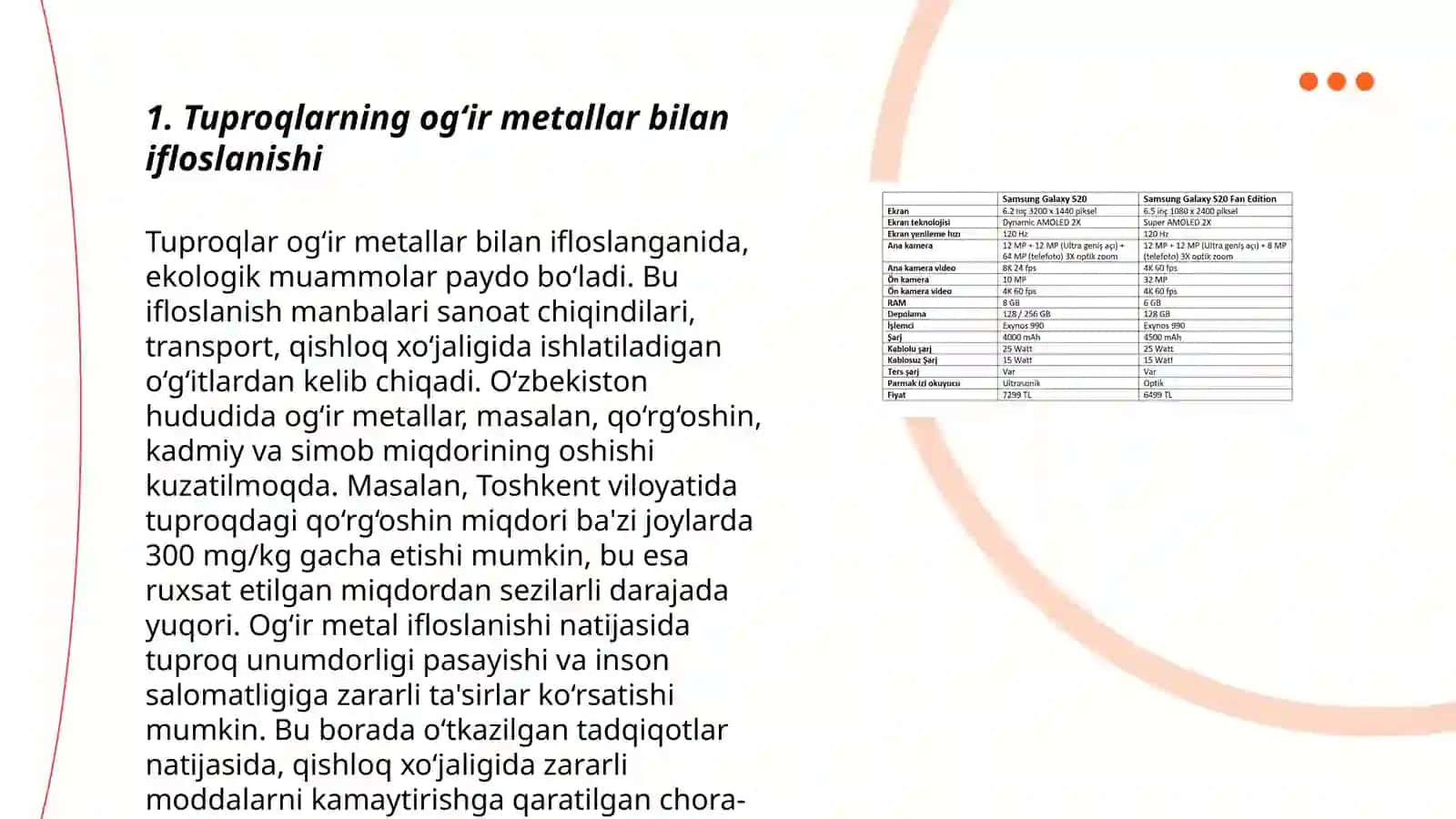 Tuproqlarning kimyoviy ifloslanishi va muhofaza qilish tadbirlari 3