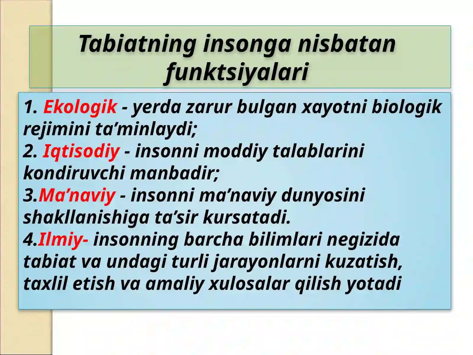 Tabiatni muhofaza qilishning ilmiy nazariy asoslari 3