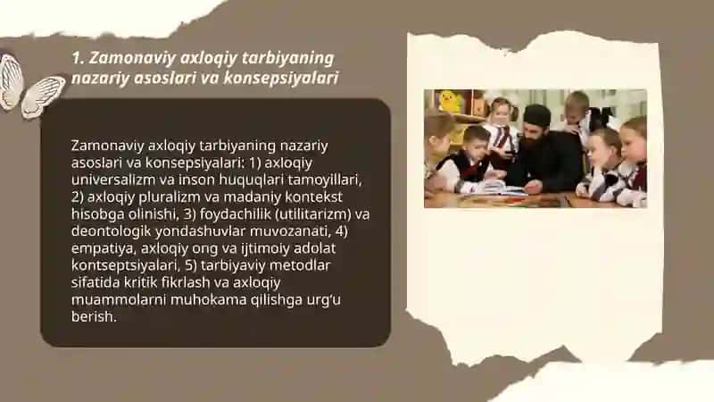 Zamonaviy axloqiy tarbiyaning yutuqlari va kamchiliklari 3