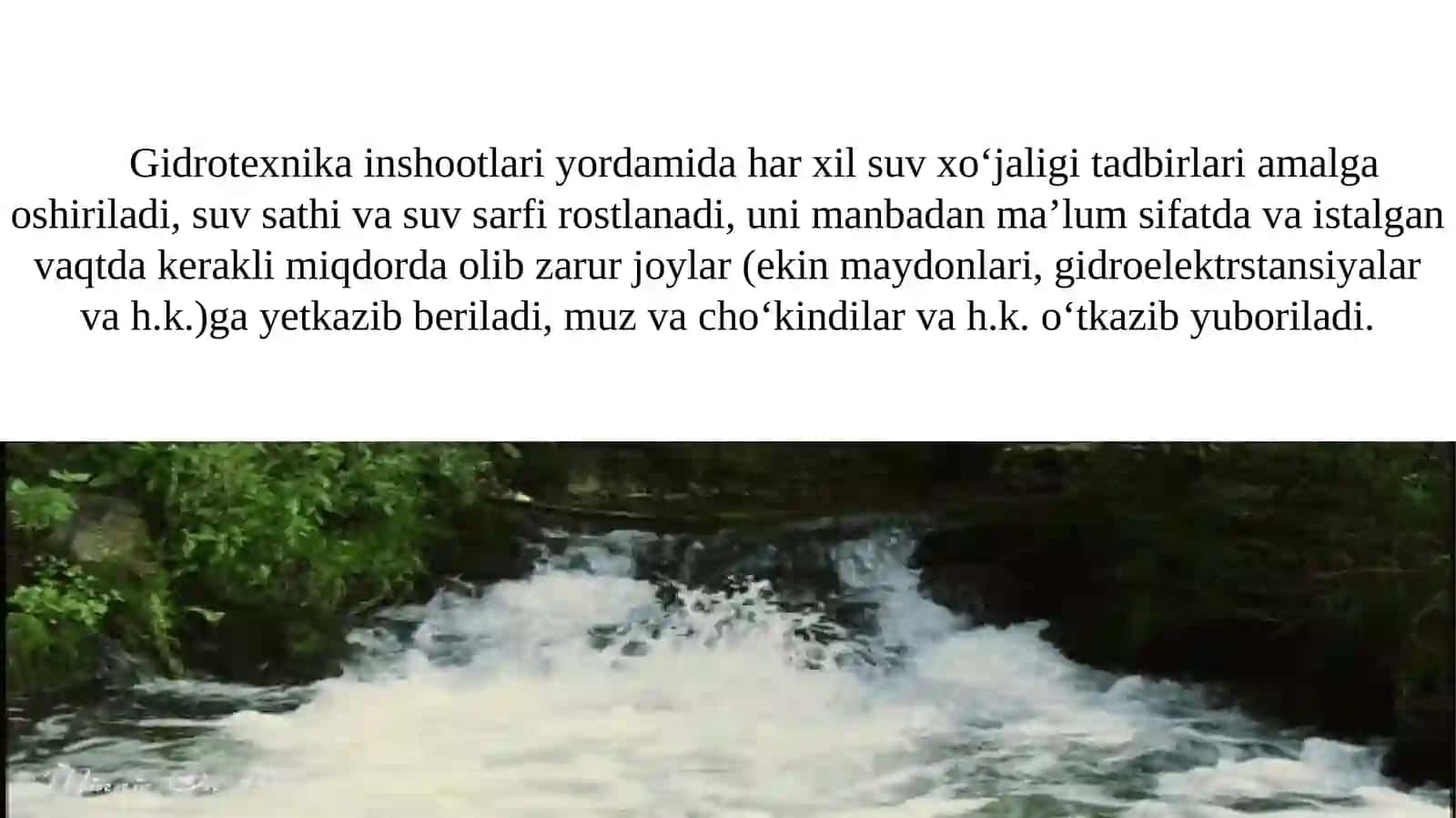 Gidrotexnika va gidrotexnika inshootlari 3