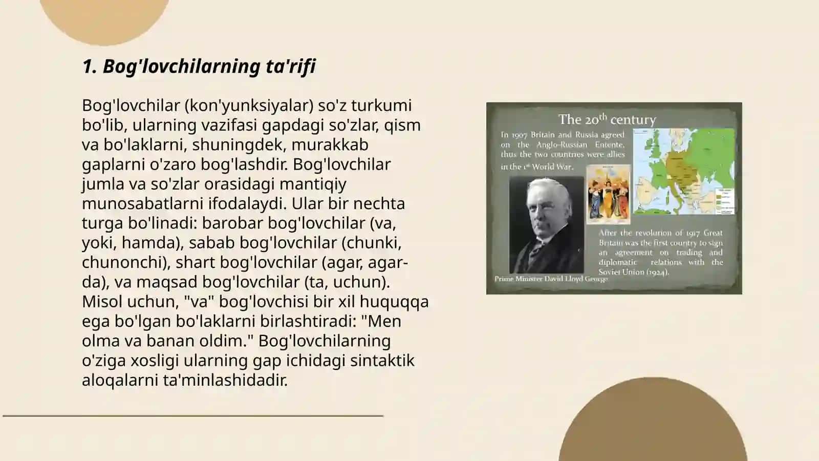Bog'lovchi va ularning turlari 3