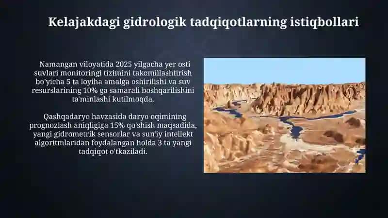 Oʻzbekistonda amalga oshirilgan gidrologik tadqiqotlar 3