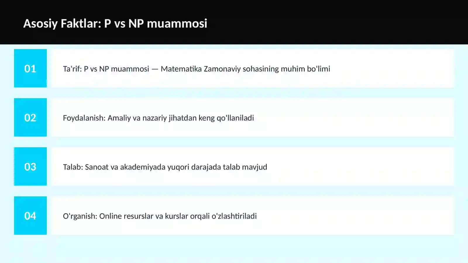 P vs NP muammosi 3