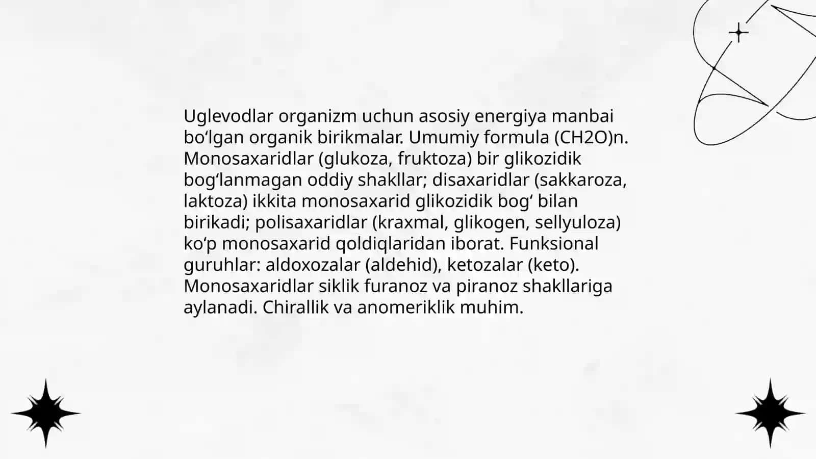 Uglevodlar 3