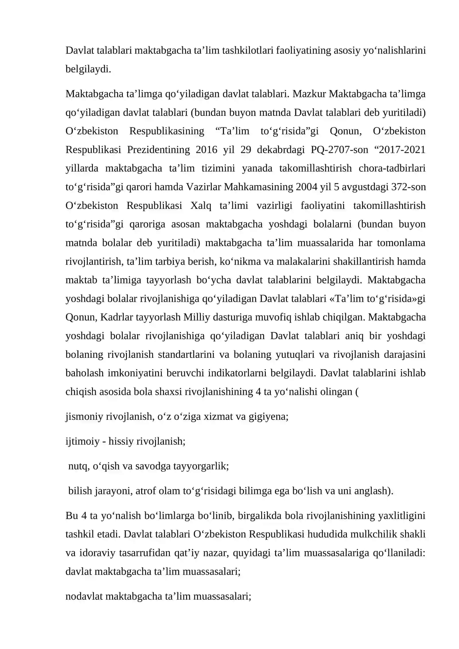 Davlat talablari 3