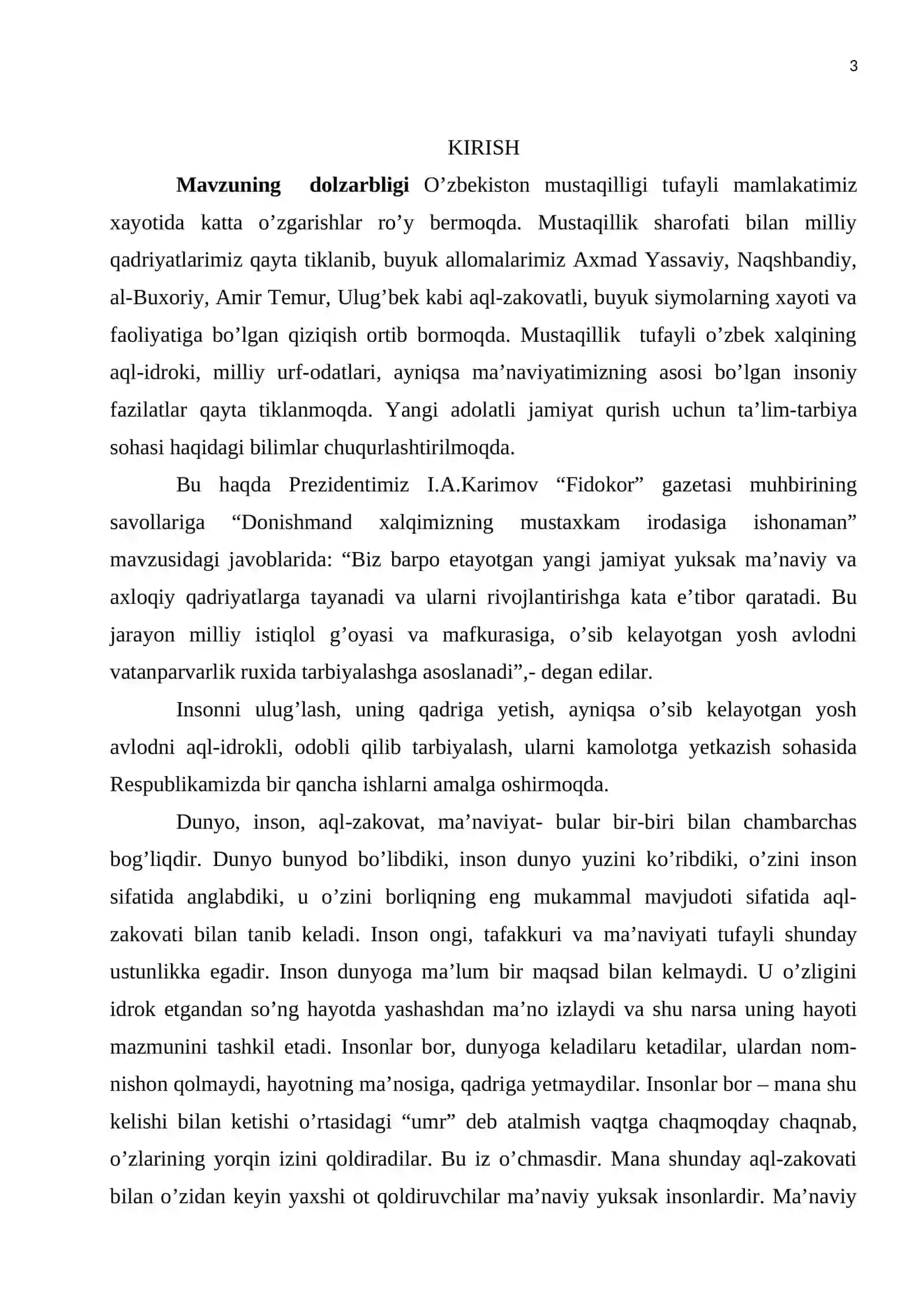Boshlang’ich sinf o’quvchilarida aqliy tarbiyani shakllantirish yo’llari (o’qish darslari misolida) 3