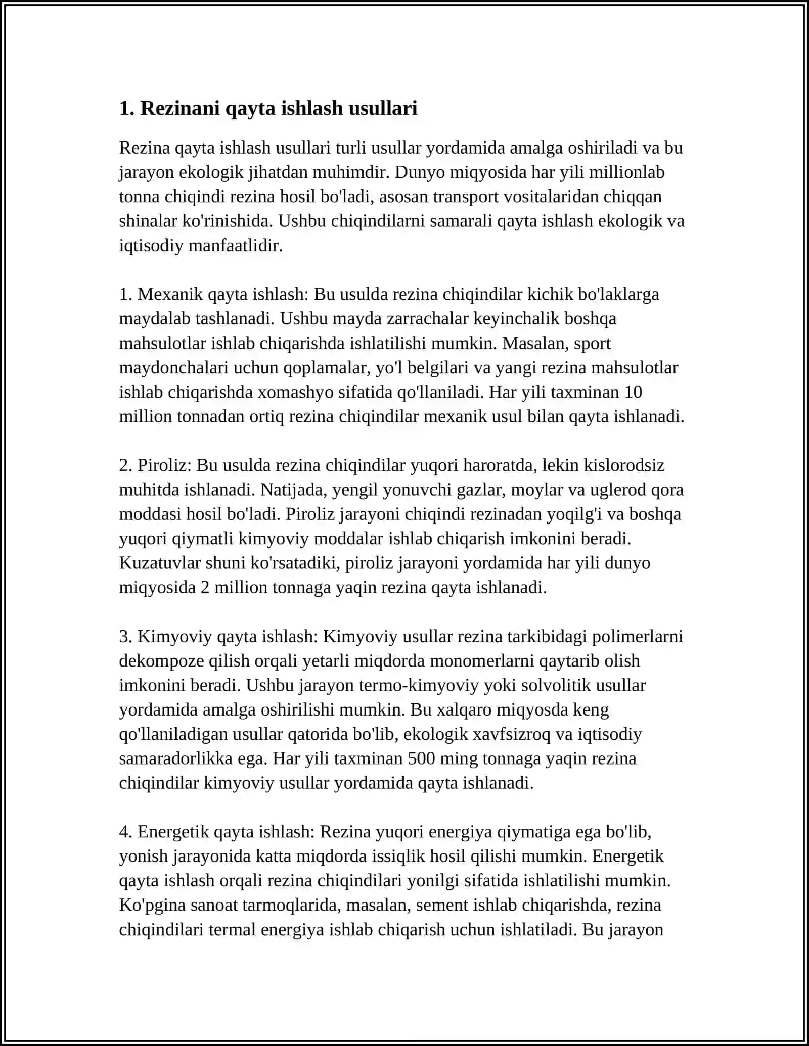 REZINA QORISHMALARINI ISHLAB CHIQARISH TEXNOLOGIYASI 3