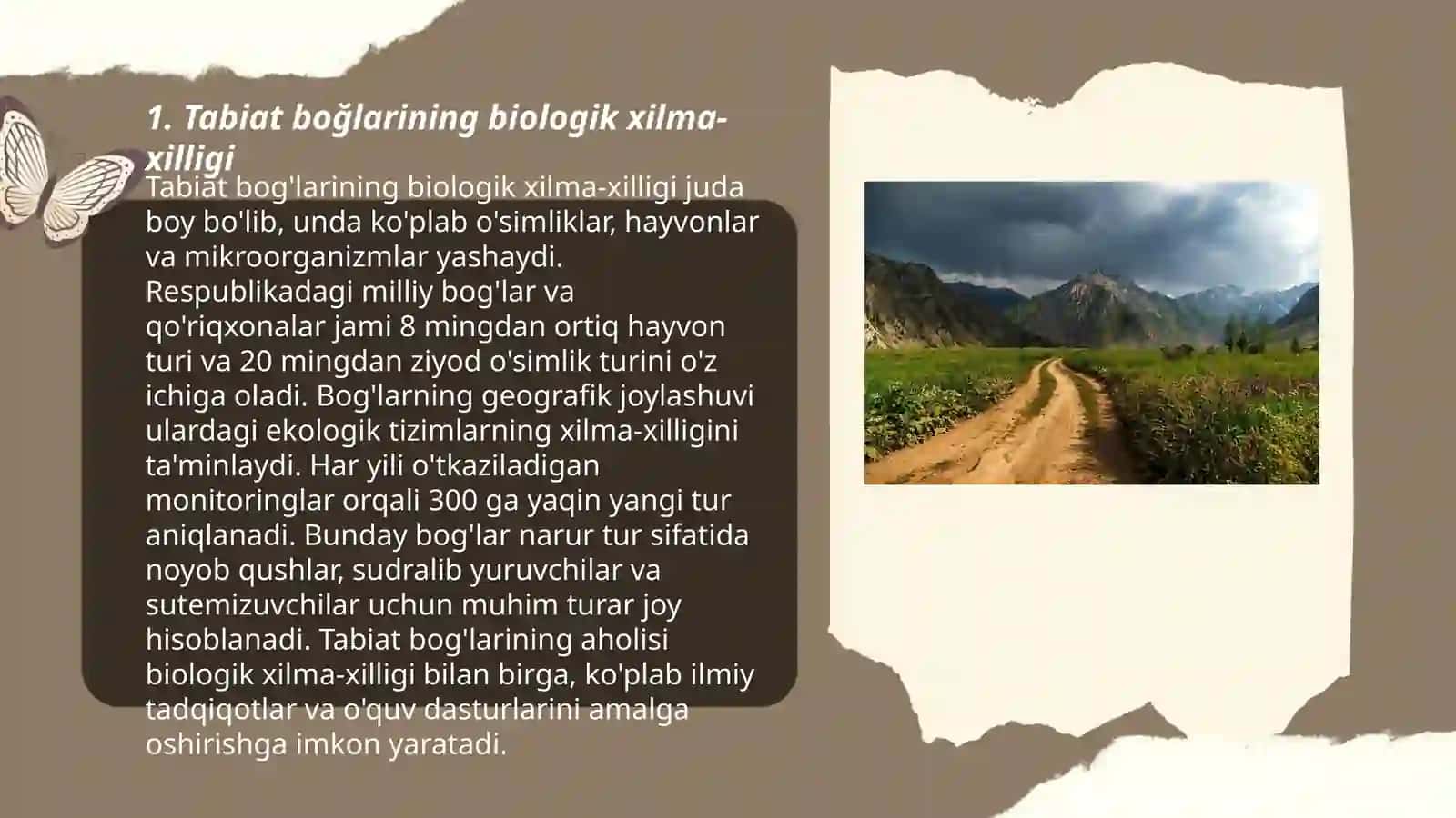Tabiat boğlarining biologik xilma-xilligi 3