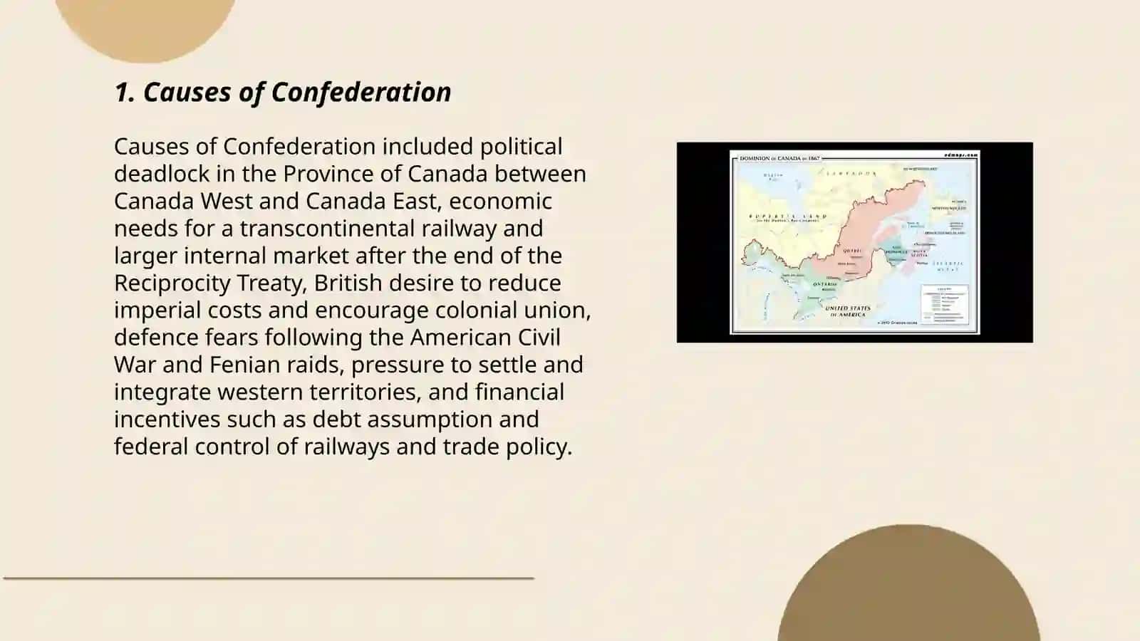 Confederation History in Canada 3
