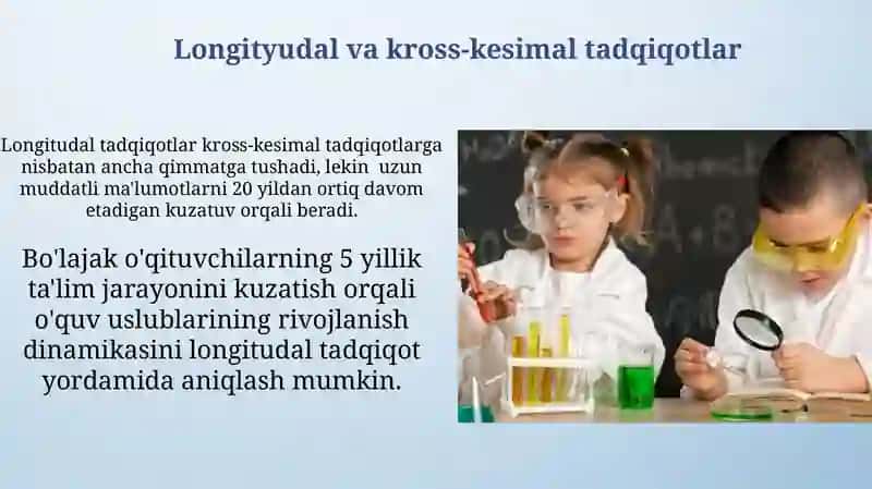 Boshlang'ich ta'lim pedagogikasining ilmiy tadqiqot metodlari 3
