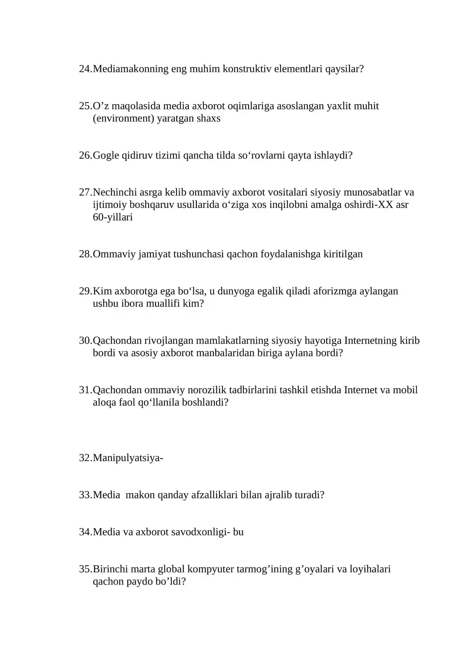 Axorot texnologiyalari 3