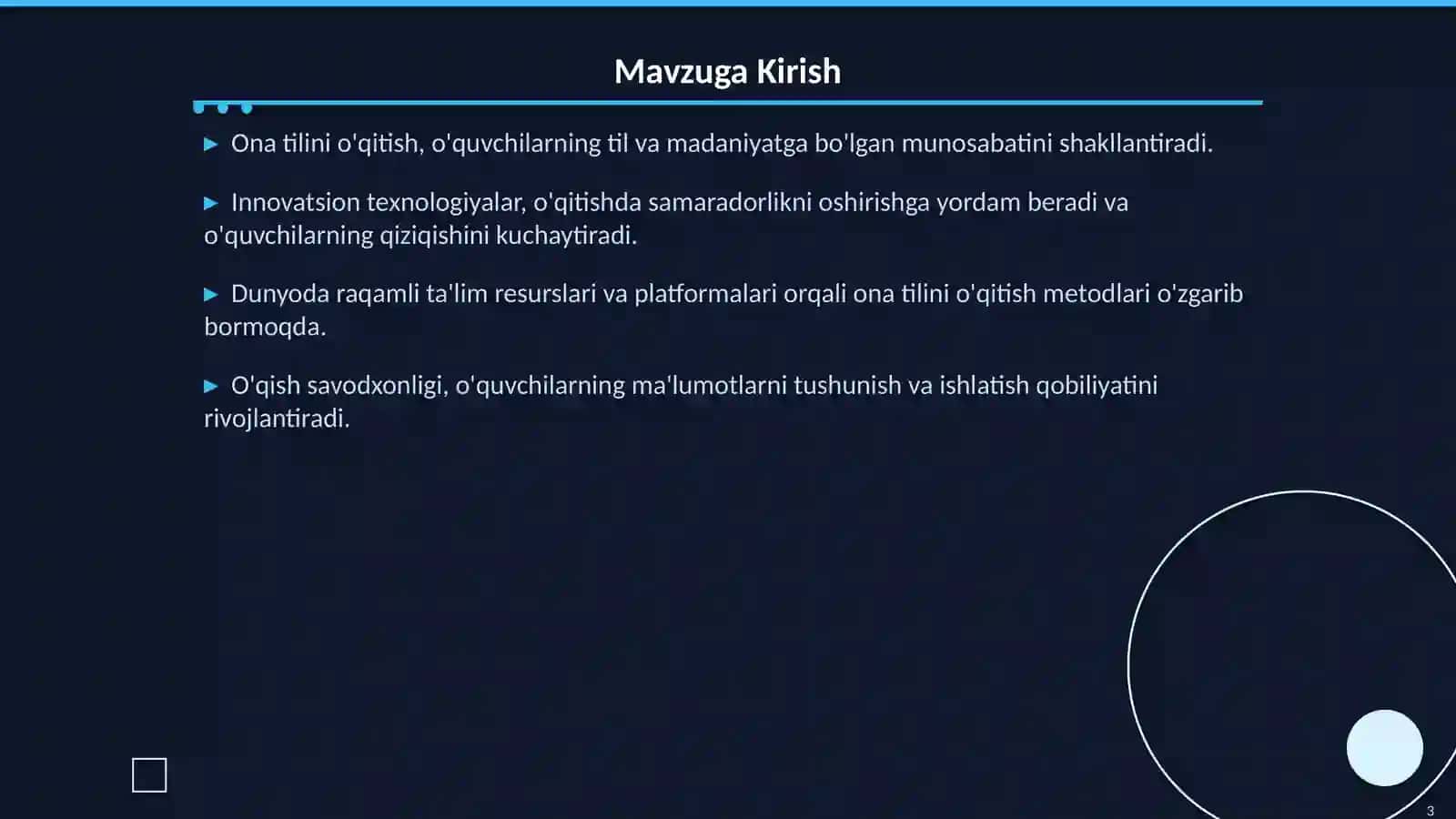 Boshlang’ich Sinflarda Ona Tili O'qitishda Innovatsion Texnologiyalar 3