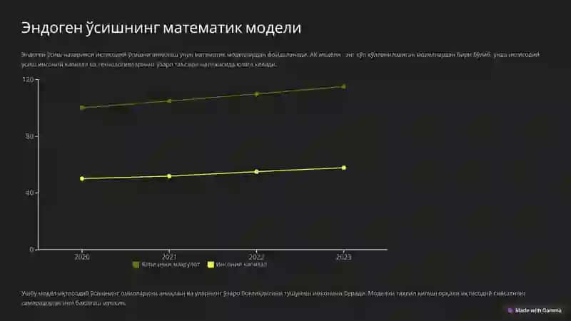 Иқтисодий ўсишнинг эндоген назарияси 3