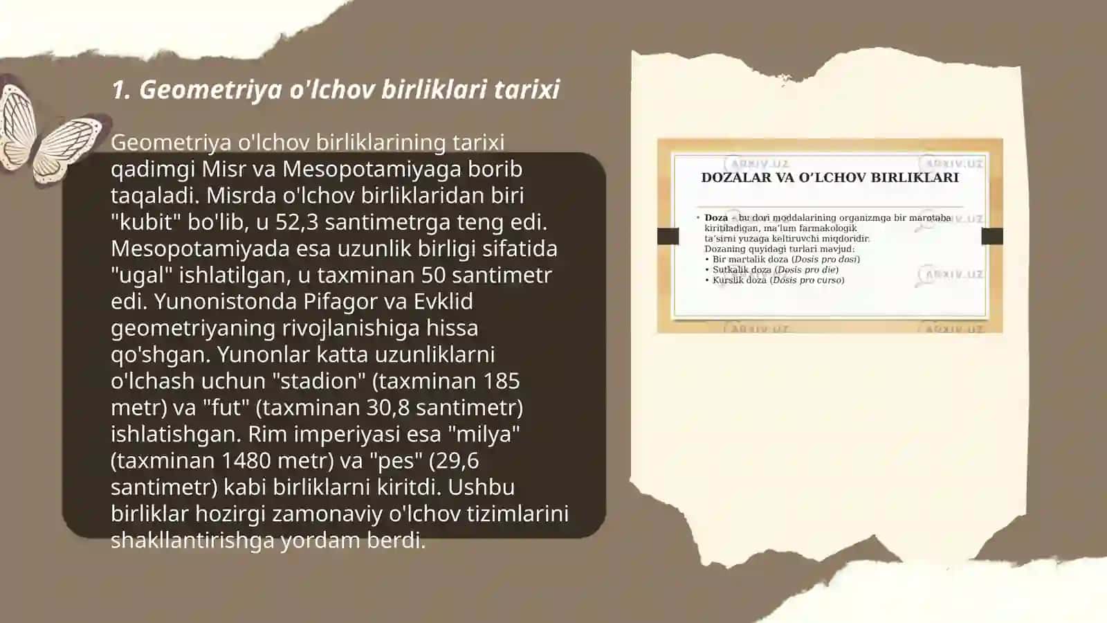Geometriya o'lchov birliklari haqida ma'lumot 3