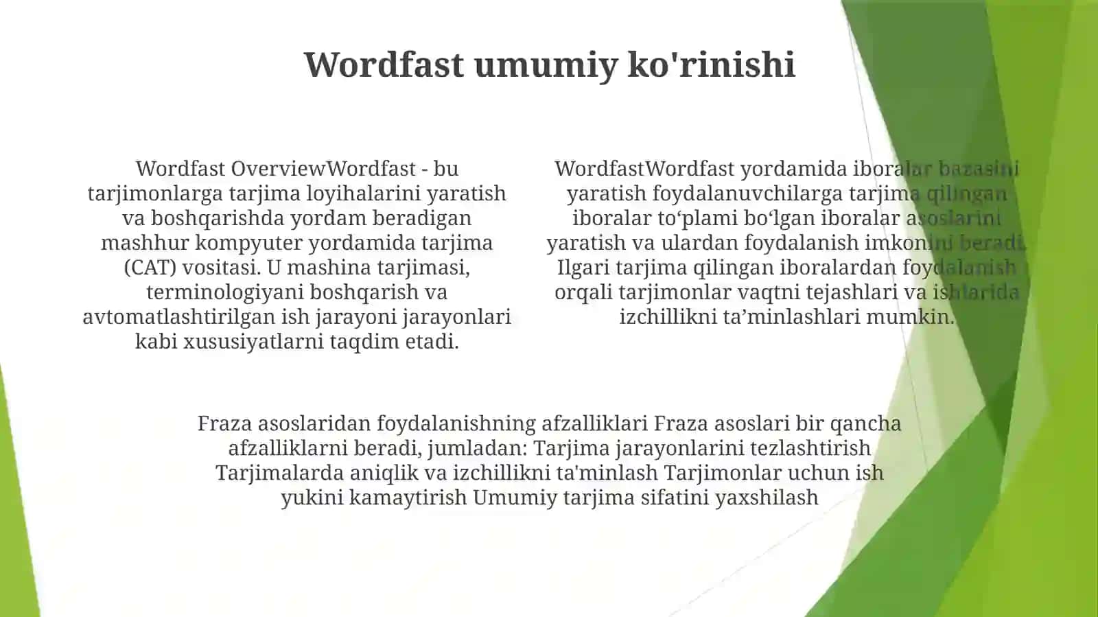 Wordfast Ilovasi Yordamida Matnlarning IboralarBazasiniShakllantirish 3