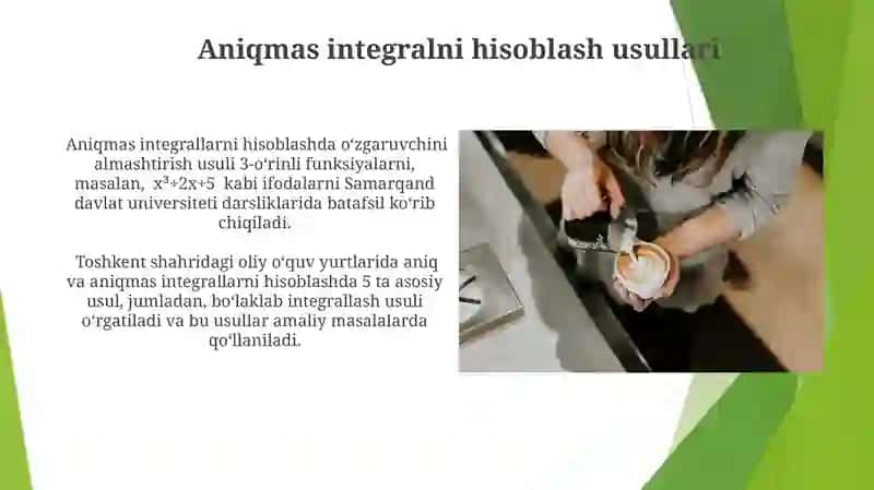 Aniq va aniqmas integrallarni hisoblash 3