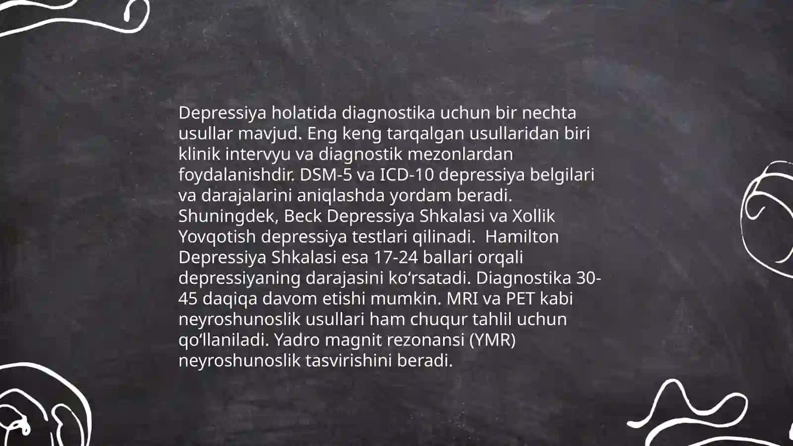 Depressiya holatida psixodiagnostika ahamiyati 3