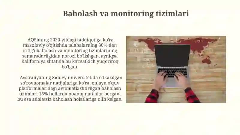 Masofaviy ta'limda baholash va monitoring tizimlari 3