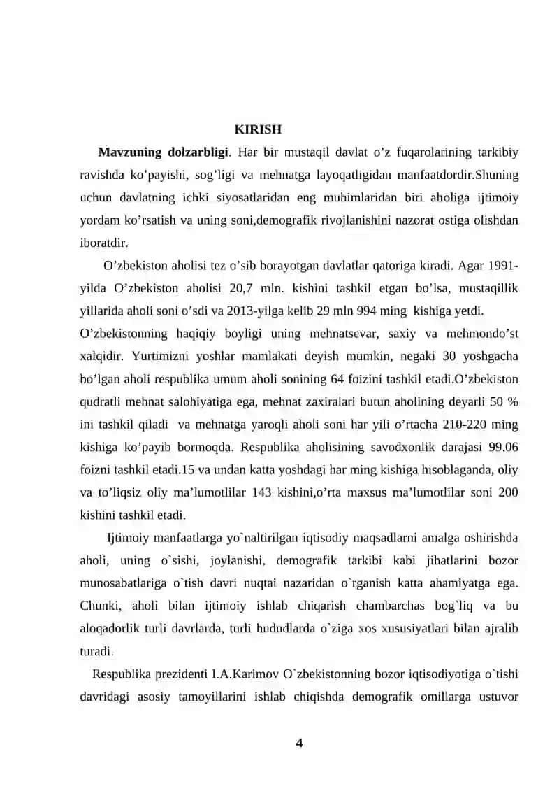 O’zbekistonning demografik salohiyati 3