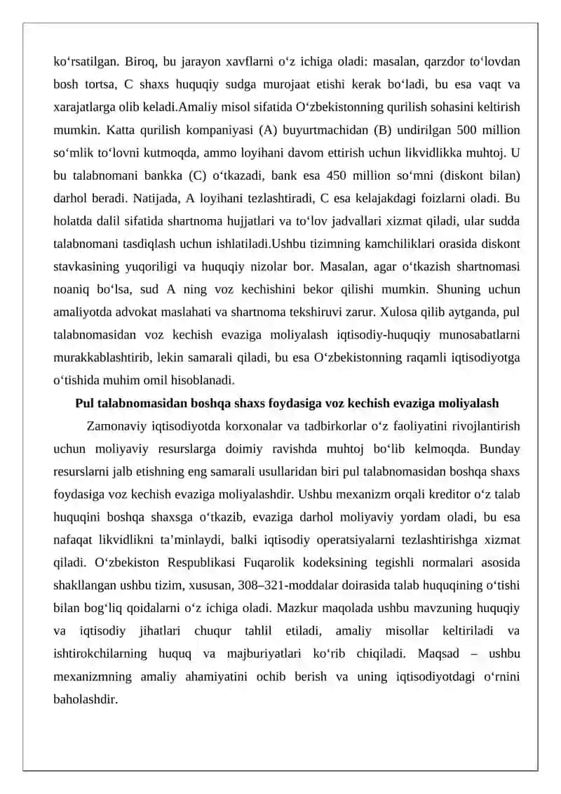 Pul talabnomasi 3