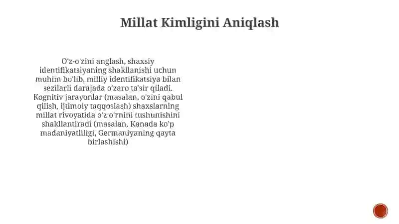 Milliy ong va milliy oʻzlikni anglash 3