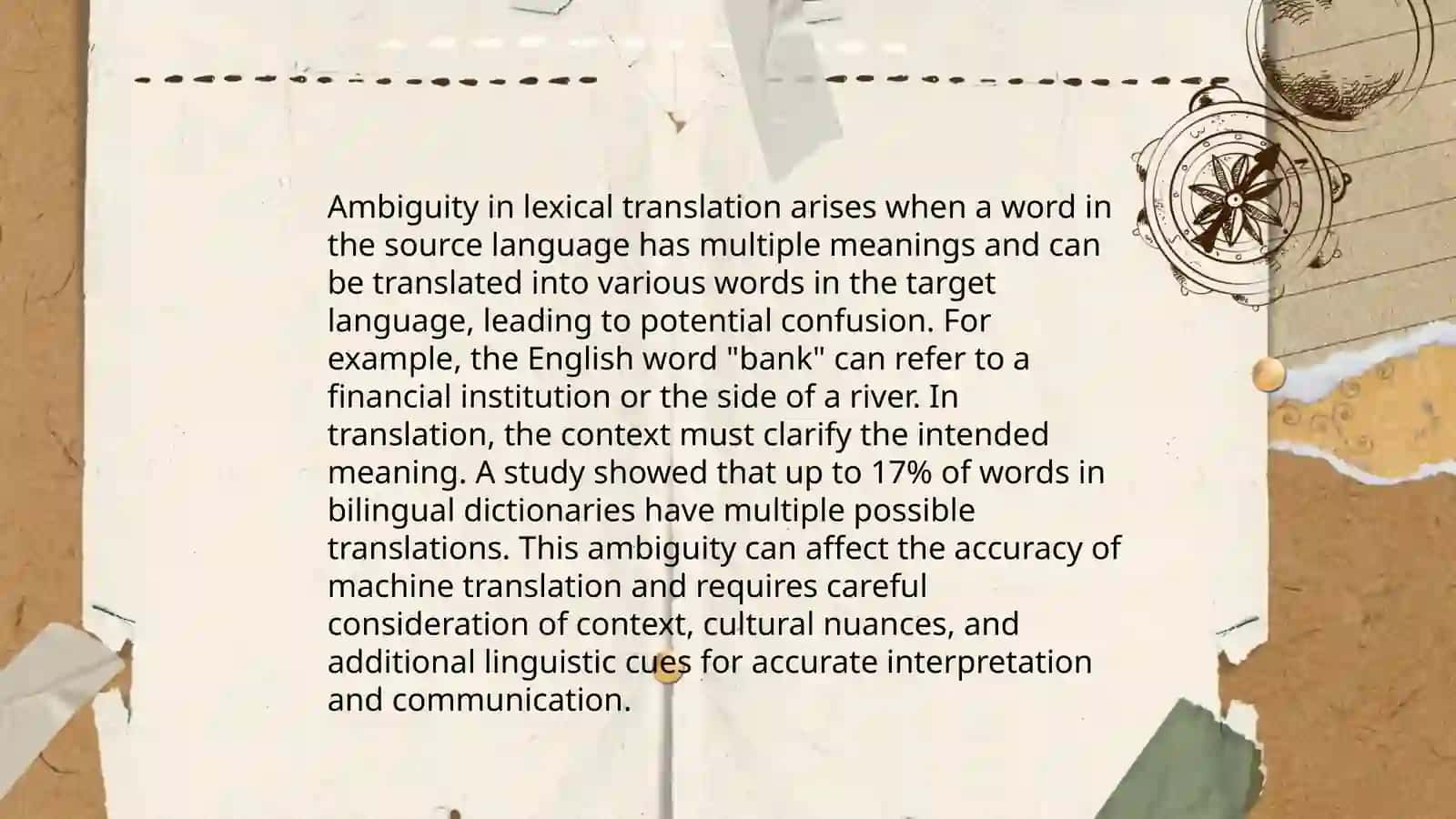 Lexical problems of translation 3