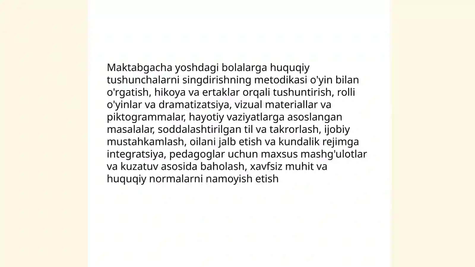 Maktabgacha yoshdagi bolalarning huquqiy talimi 3